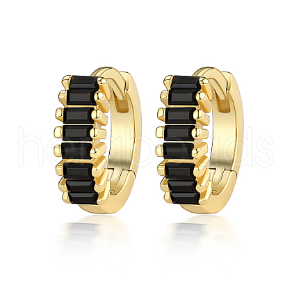 Cubic Zirconia Hoop Earrings DI7487-12-1