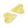 Electroplated Glass Pendants EGLA-M029-05-08-2