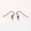 Brass French Earring Hooks KK-Q369-AB-2