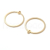 Brass 2-Loop Link Pendants KK-V003-08-2