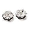 Brass Rhinestone Spacer Beads RB-YW0001-05B-04S-3