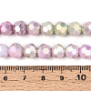 Electroplate Glass Beads Strands EGLA-T021-8mm-15-05-4