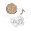 Seed Beads Beaded Charms PALLOY-MZ00347-02-2