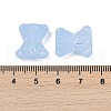 Frosted Transparent Acrylic Beads OACR-P029-20B-04-4