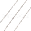925 Sterling Silver Double Link Chains STER-P064-03S-1