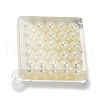 (Defective Closeout Sale: Yellowing) Transparent Acrylic Pendants TACR-XCP0001-05-6