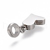 304 Stainless Steel Charms STAS-F259-025P-3