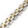 Vacuum Plating 201 Stainless Steel Watch Band Bracelets STAS-E165-06GP-2