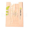 Rectangle with Leaf Pattern Paper Baking Bags CARB-K0001-01D-3