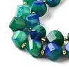Natural Quartz Dyed Beads Strands G-U023-A02-03-4