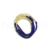 Glass Seed Beaded Waist Beads WG0248E-02-1