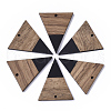 Resin & Walnut Wood Pendants RESI-T035-06C-1