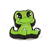 Dinosaur Food Grade Eco-Friendly Silicone Focal Beads SIL-C006-02-1