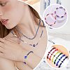  Evil Eye Resin Beads RESI-NB0001-84-7