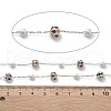 Handmade ABS Imitation Pearl & Rhinestone Chains CHS-L028-04P-2