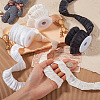 15 Yards 3 Colors Ruffled Chiffon Polyester Ribbon OCOR-TA0001-81-6