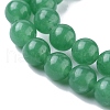 1 Strand Natural Green Aventurine Beads Strands G-YW0001-34-2