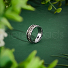 Unicraftale 1Pc Tungsten Steel Grooved Finger Ring Settings RJEW-UN0002-93A-2