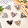 Fingerinspire Glitter Hotfix Rhinestone DIY-FG0001-70-5