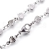 304 Stainless Steel Link Chains Necklaces NJEW-F242-04P-3