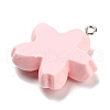 Opaque Resin Pendants RESI-G078-01J-2