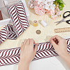 Olycraft 5M Polyester Jacquard Leaf Ribbon OCOR-OC0001-59B-3
