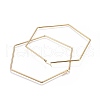 201 Stainless Steel Hoop Earrings EJEW-A052-25B-2