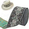 Ethnic Style Polyester Cord OCOR-WH0075-23-1