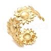 304 Stainless Steel Cuff Bangles for Women AJEW-P127-19G-4
