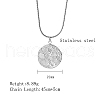 Moon & Sun Stainless Steel Pendant Necklaces XK8598-2-3