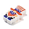 Independence Day Silicone Focal Beads SIL-R147-01D-2