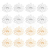 HOBBIESAY 60Pcs 2 Styles Long-Lasting Plated Brass Pendants KK-HY0003-73-1