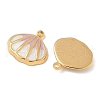 304 Stainless Steel Enamel Pendants STAS-U057-15G-B-2