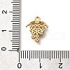 Brass Micro Pave Cubic Zirconia Pendants KK-K294-36G-3