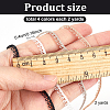 GOMAKERER 8 Yards 4 Colors Rayon Button Looping Ribbon OCOR-GO0001-17-2