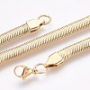 Ion Plating(IP) 304 Stainless Steel Herringbone Chain Bracelets BJEW-P235-20G-3
