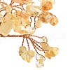 Mother's Day Natural Citrine Chips Money Tree Decorations DJEW-C016-01F-2