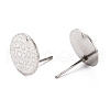 Non-Tarnish 304 Stainless Steel Stud Earring Findings STAS-H124-18P-2
