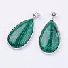 Synthetic Malachite Big Pendants G-I184-03-1