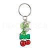 Fruits & Leaf Acrylic Pendant Keychain KEYC-JKC00680-01-1