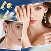 304 Stainless Steel Stud Earring Findings STAS-LP0001-10-4