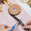 20 Yards Gold Stamping Polyester Happy Birthday to You Printed Ribbon OCOR-WH0082-243A-3