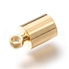 Brass Cord Ends KK-H759-41F-G-3