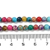 Dyed Natural Regalite/Imperial Jasper/Sea Sediment Jasper Beads Strands G-B124-C04-03-3
