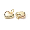 Brass Micro Pave Colorful Cubic Zirconia Charms KK-E068-VF133-3