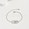 Brass Oval Link Bracelets LB3469-2-3