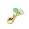 24Pcs 12 Colors Acrylic Flower Pendant Decorations HJEW-JM03088-7