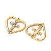 Alloy Rhinestone Pendants PALLOY-S052-01G-E-2