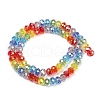 Electroplate Glass Beads Strands EGLA-D300-03-6mm-2