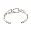 304 Stainless Steel Wire Wrap Cuff Bangles BJEW-Q773-06A-P-3